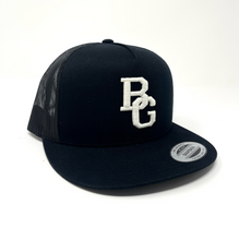 Load image into Gallery viewer, GLOW BG Logo Trucker Hat - YUPOONG
