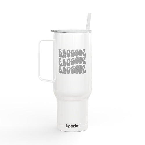 Wavy BG Engraved Insulated Tumbler - 40oz