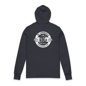 BG Unisex Hooded Long Sleeve Tee - Multiple Colors
