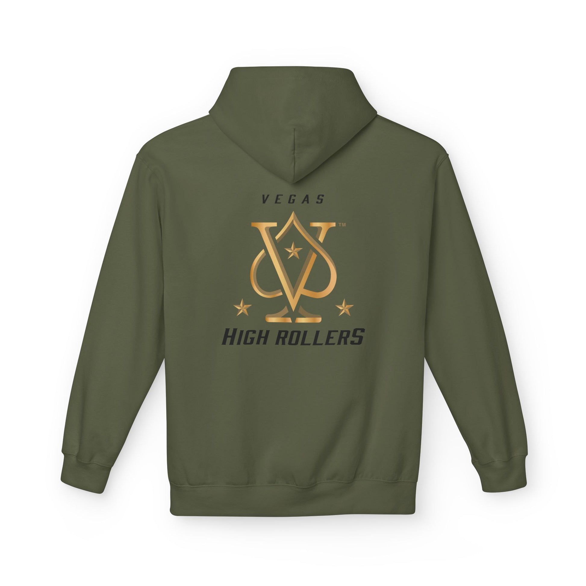 Vegas High Rollers Double Sided Unisex Gildan Hoodie - Multiple Colors