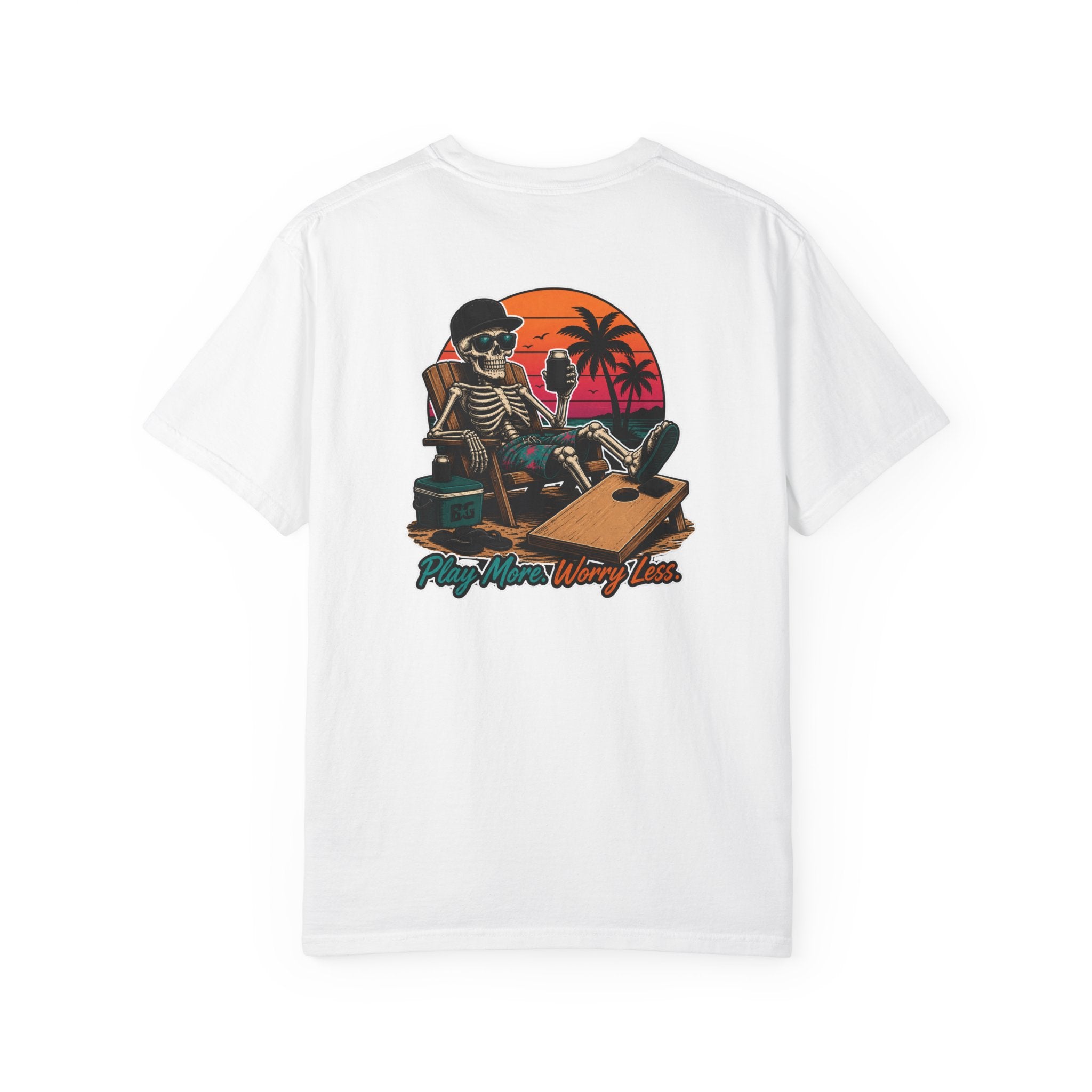 Play More. Worry Less. Unisex Comfort Colors T-shirt - Multiple Colors