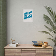 Load image into Gallery viewer, Blue BG drip Rolled Poster - Multiple Sizes