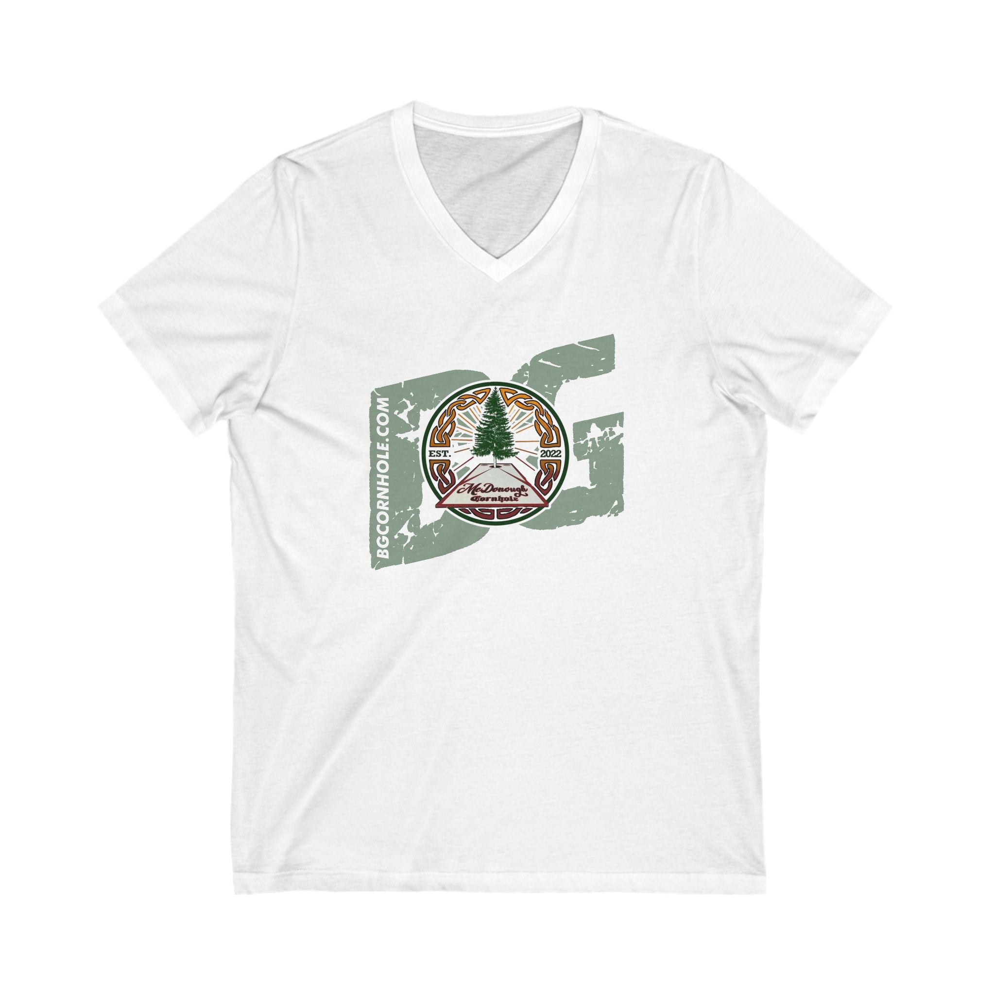 McDonough Cornhole x BG Women's V-Neck Tee - Multiple Colors
