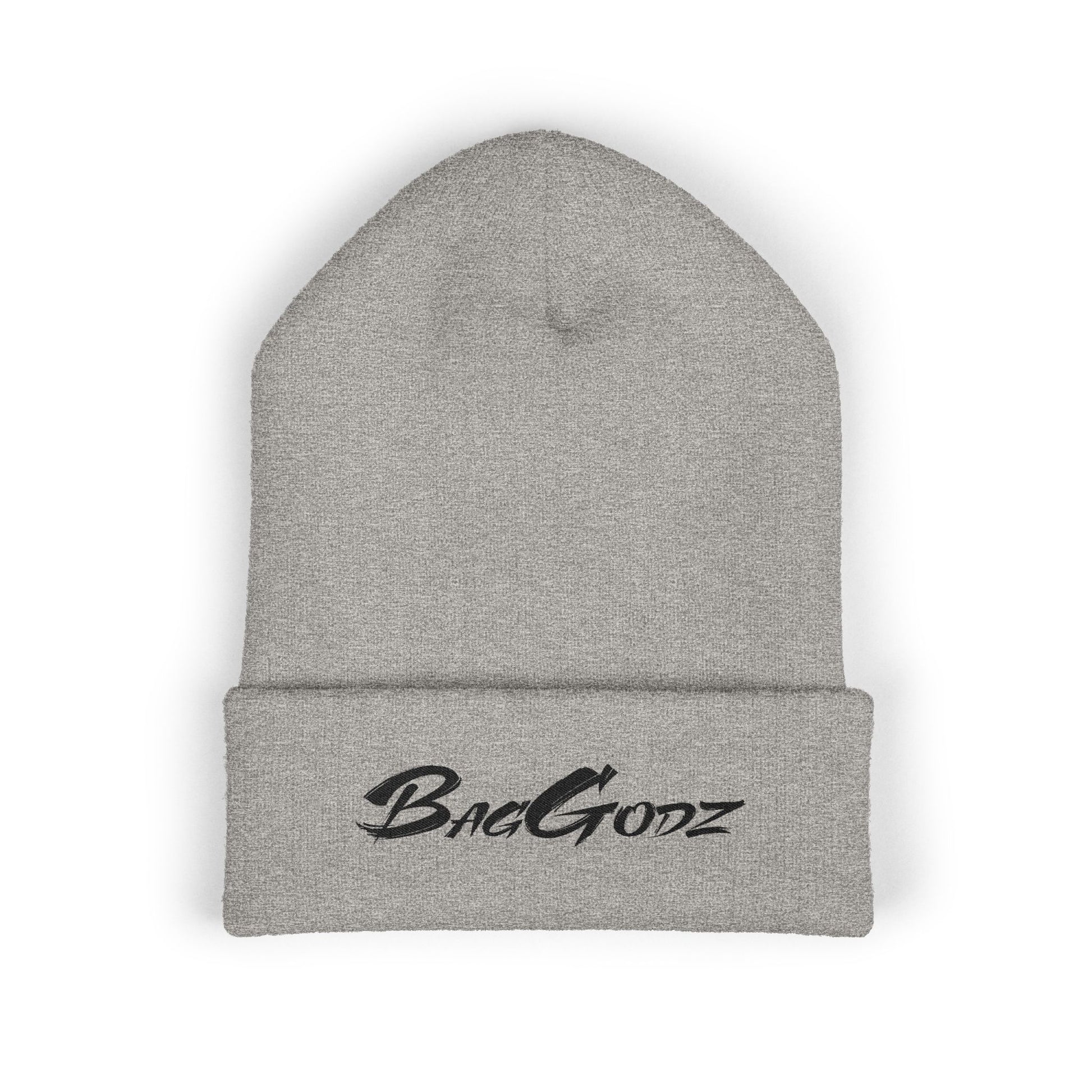 Black BagGodz Classic Cuffed Beanie (Embroidery) - Multiple Colors