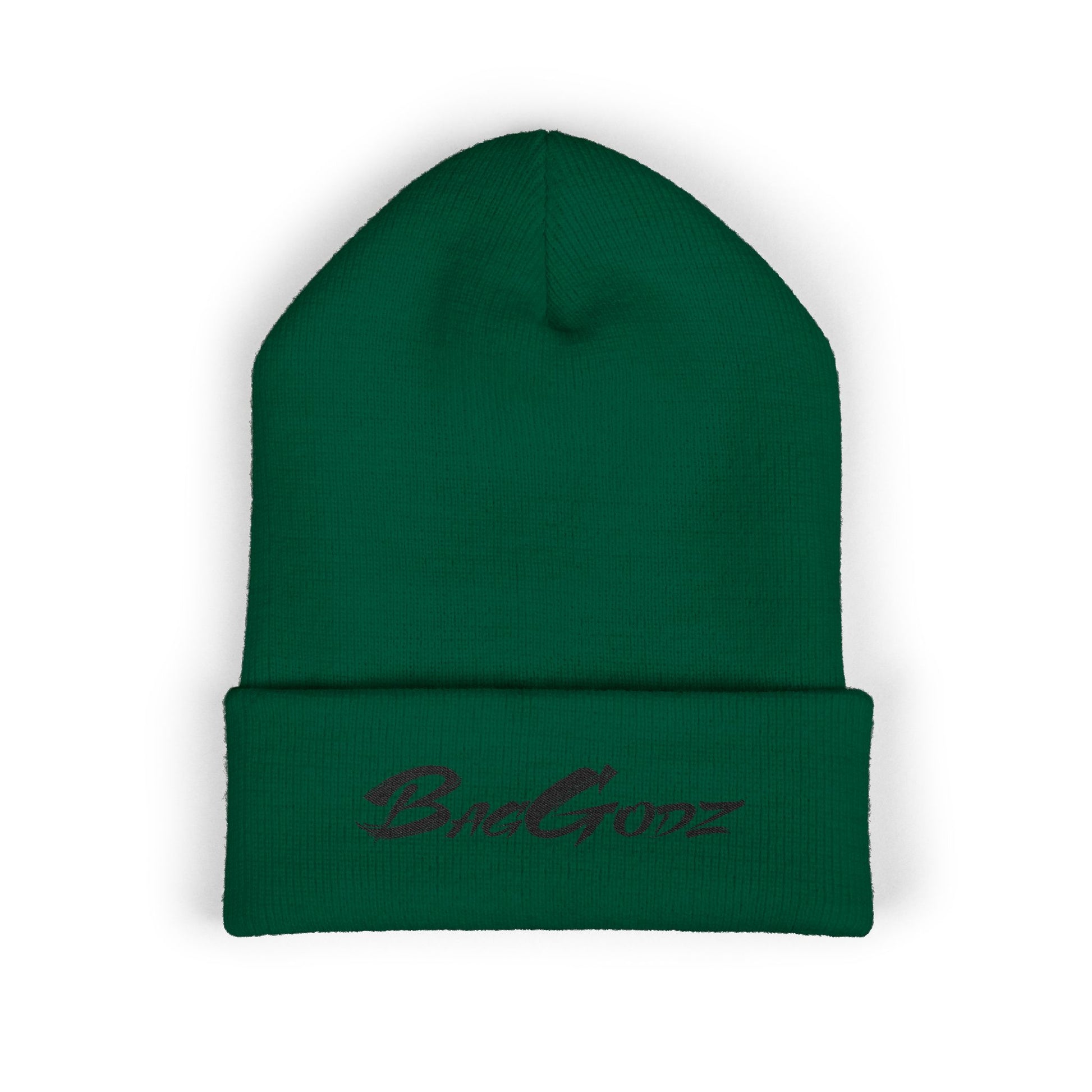 Black BagGodz Classic Cuffed Beanie (Embroidery) - Multiple Colors