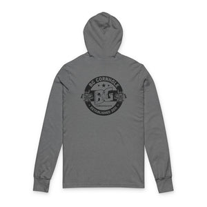 BG Unisex Hooded Long Sleeve Tee - Multiple Colors