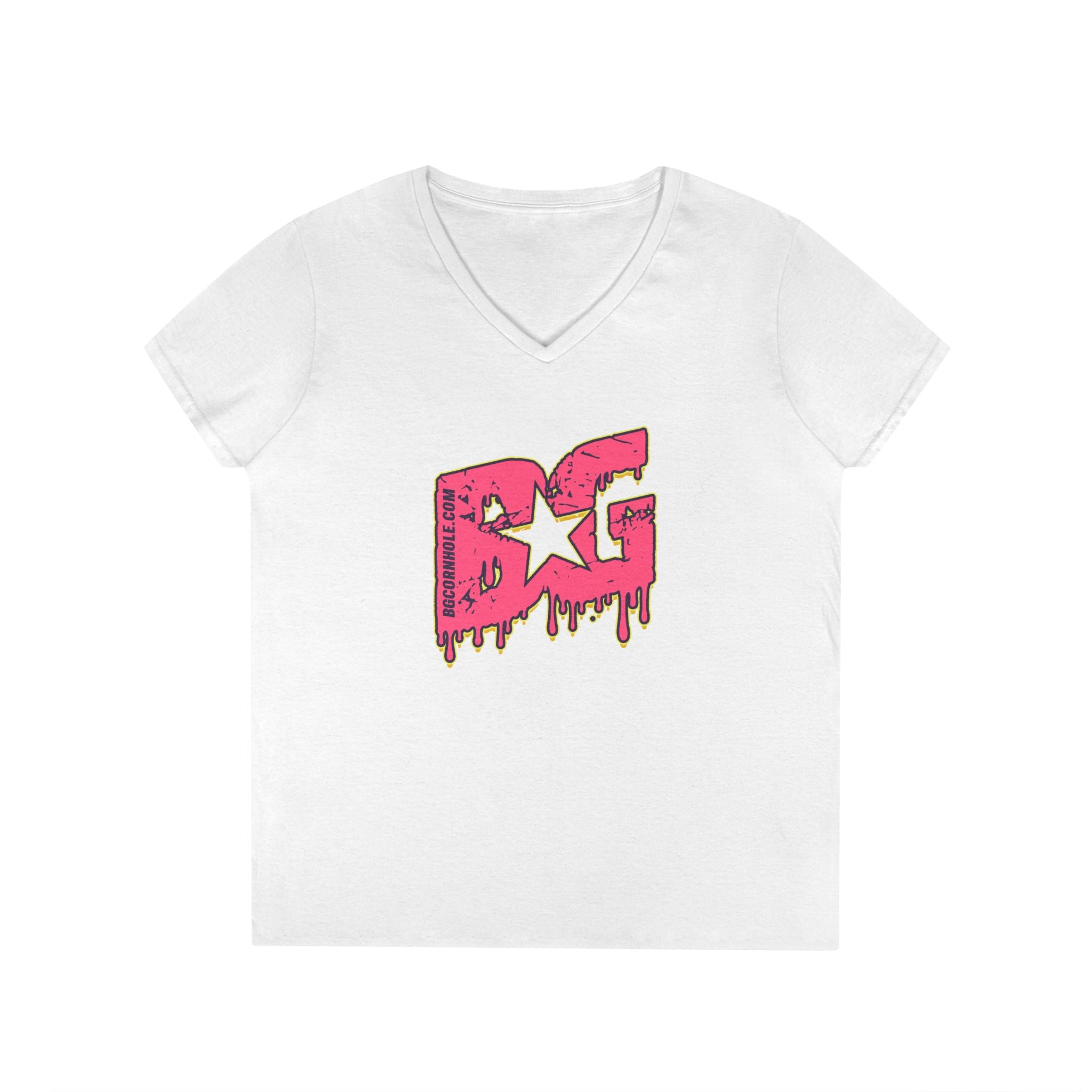 Women's Drip V-Neck T-Shirt - Multiple Colors