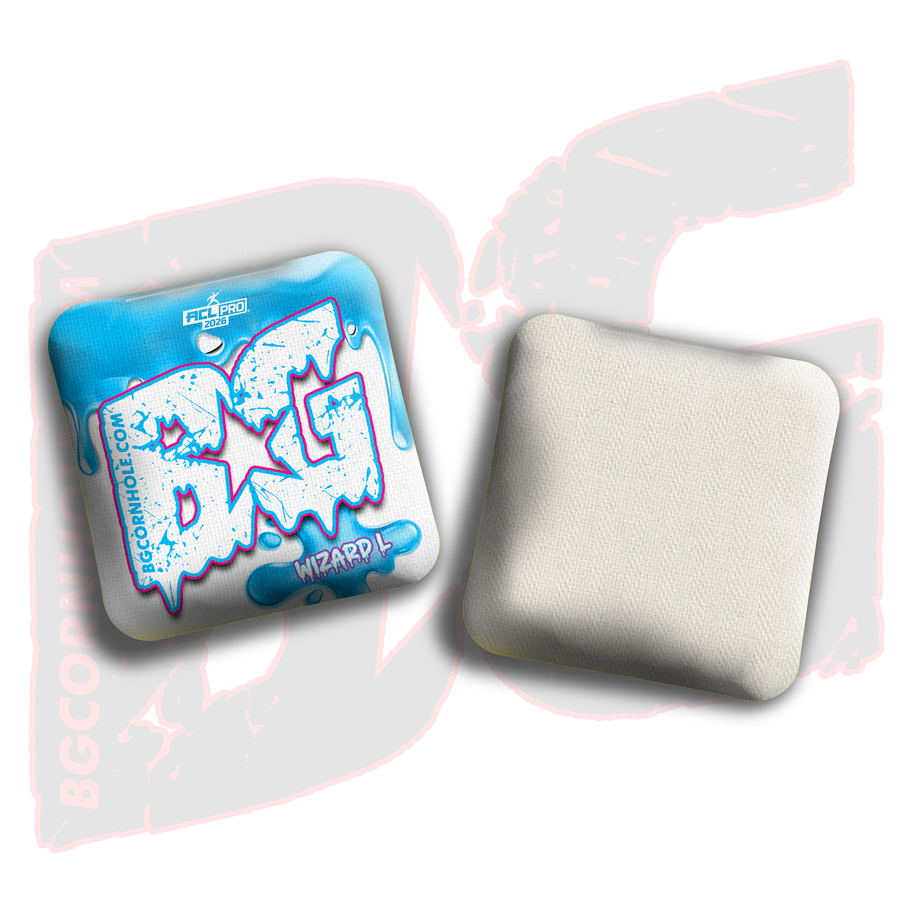 2026 BG Wizard L "Drip" - ACL Pro Stamped Cornhole Bags - SET OF 4 BAGS