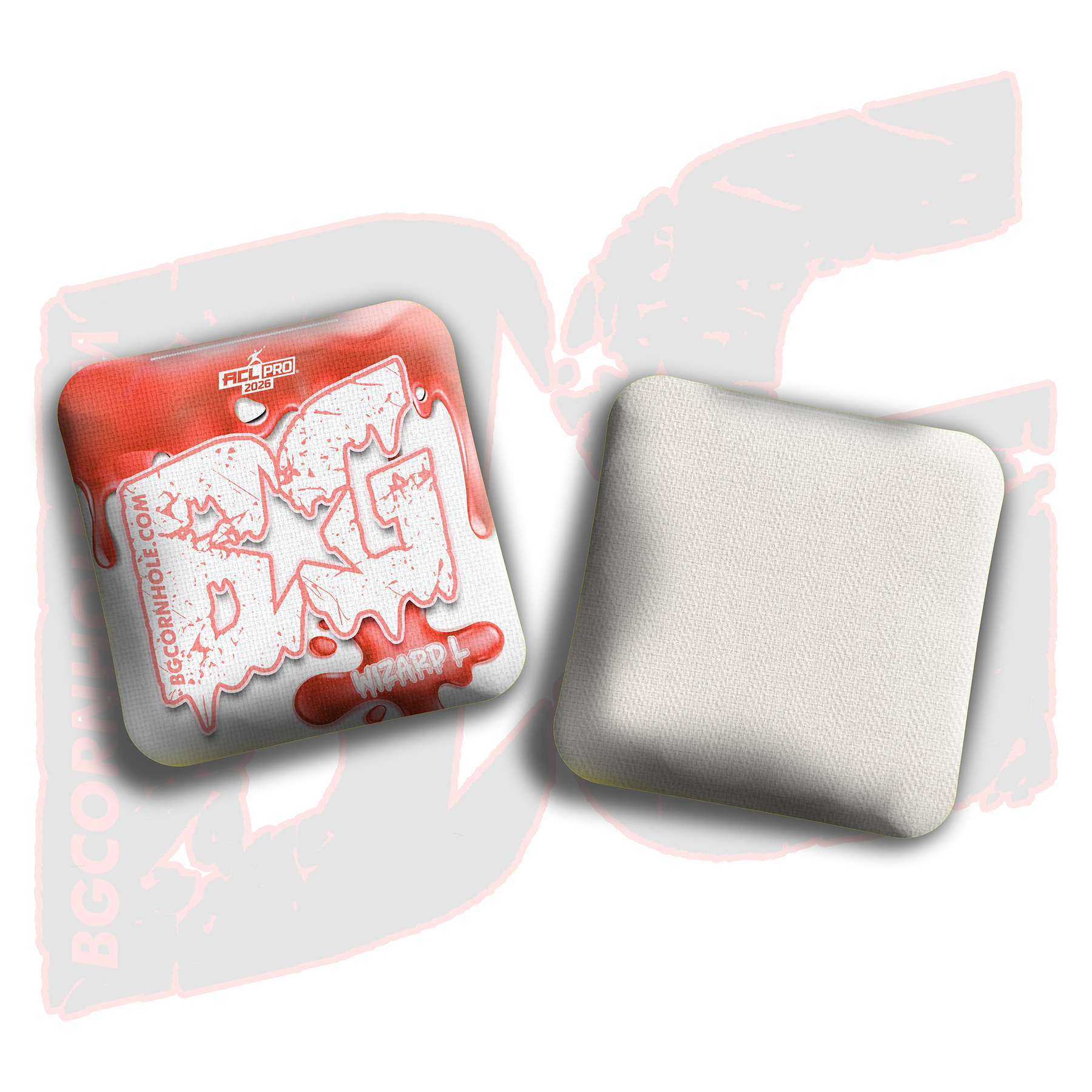 2026 BG Wizard L "Drip" - ACL Pro Stamped Cornhole Bags - SET OF 4 BAGS