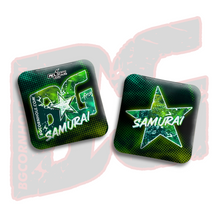 Load image into Gallery viewer, 2026 BG Comp Samurai - &quot;Nebula&quot; - ACL Comp Stamped Cornhole Bags - SET OF 4 BAGS