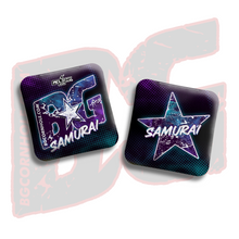 Load image into Gallery viewer, 2026 BG Comp Samurai - &quot;Nebula&quot; - ACL Comp Stamped Cornhole Bags - SET OF 4 BAGS