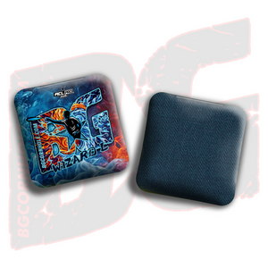 2026 Multiple Bag Models "Triple Crown Fire and Ice” Collab - ACL Pro Stamped Cornhole Bags - SET OF 4 BAGS