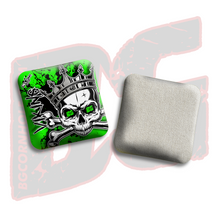 Load image into Gallery viewer, 2026 BG Comp Viking - &quot;Skull King&quot; - ACL Comp Stamped Cornhole Bags - SET OF 4 BAGS