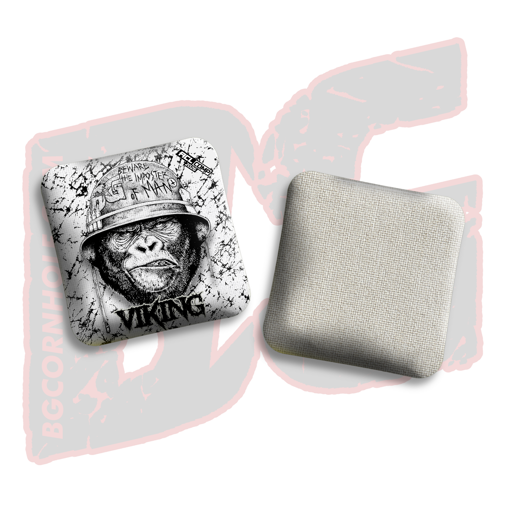 2026 BG Comp Viking - "Guerilla" - ACL Comp Stamped Cornhole Bags - SET OF 4 BAGS