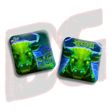 Load image into Gallery viewer, 2026 BG Comp Samurai - &quot;Charge&quot; - ACL Comp Stamped Cornhole Bags - SET OF 4 BAGS