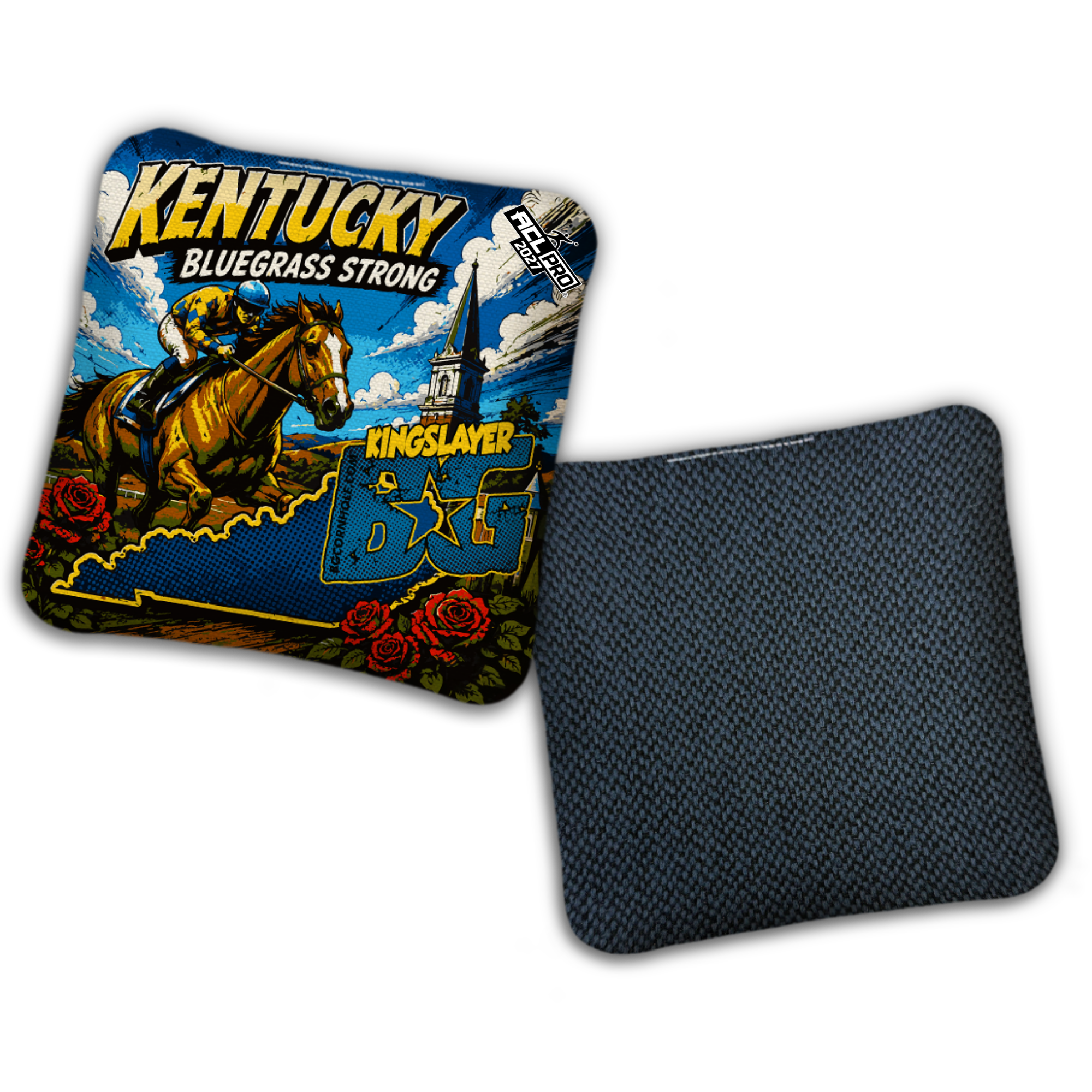 2027 BG Multiple Bag Models "BLUEGRASS STRONG KY" - ACL Pro Stamped Cornhole Bags - SET OF 4 BAGS