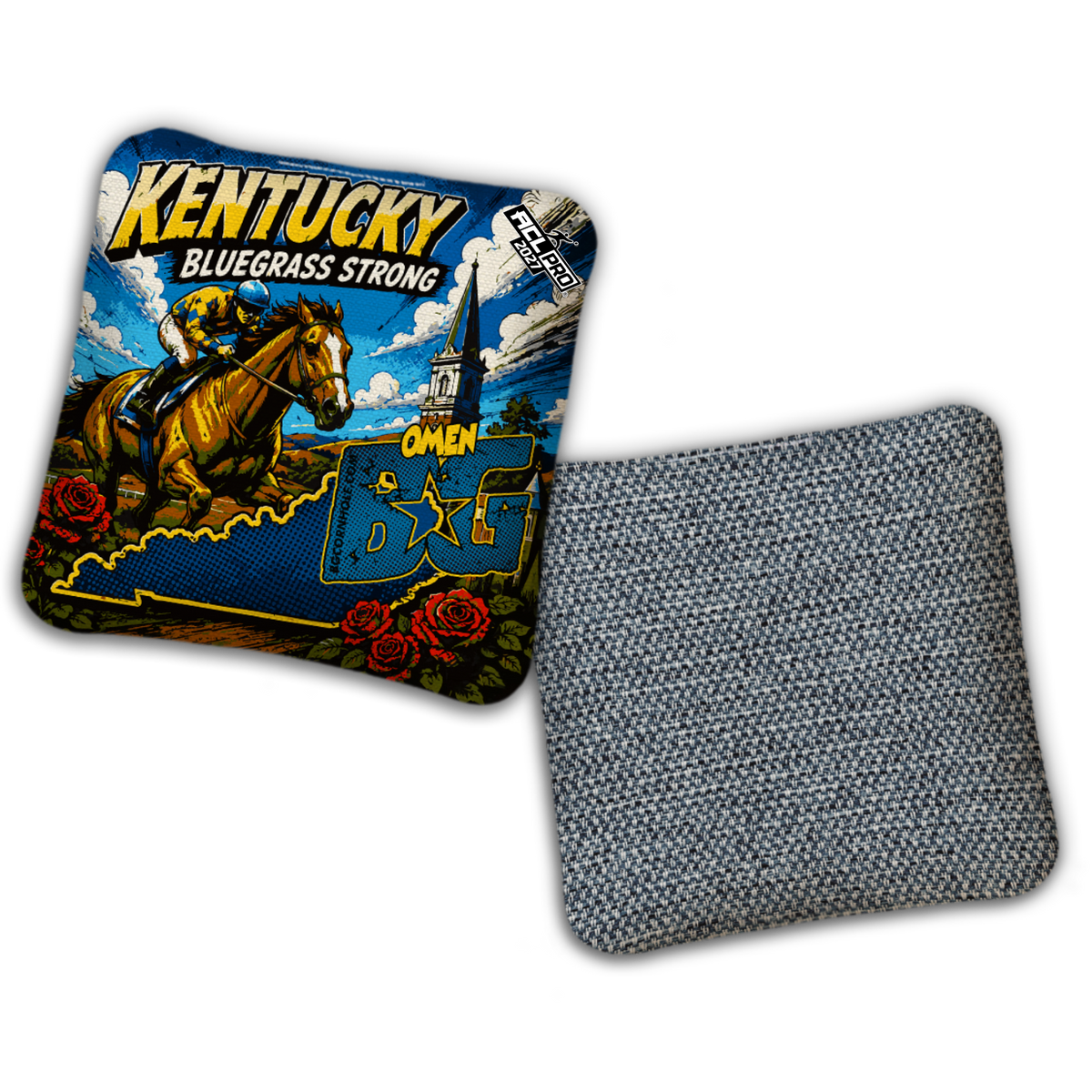 2027 BG Multiple Bag Models "Kentucky Bluegrass Strong" - ACL Pro Stamped Cornhole Bags - SET OF 4 BAGS