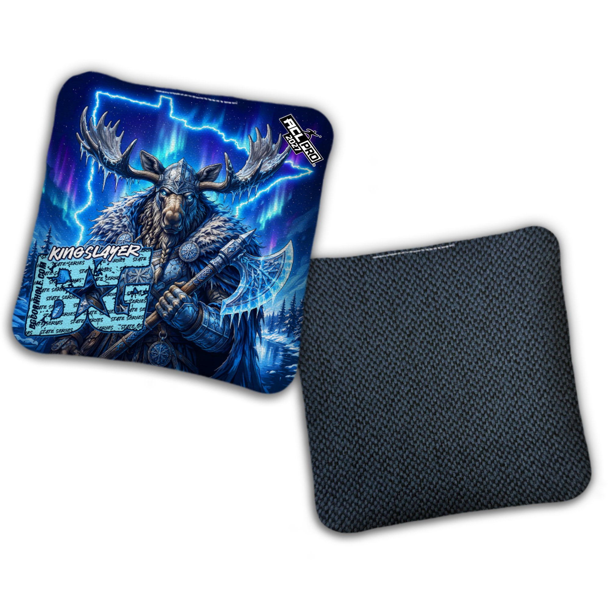 2027 BG Multiple Bag Models "FROST GOD MN" - ACL Pro Stamped Cornhole Bags - SET OF 4 BAGS