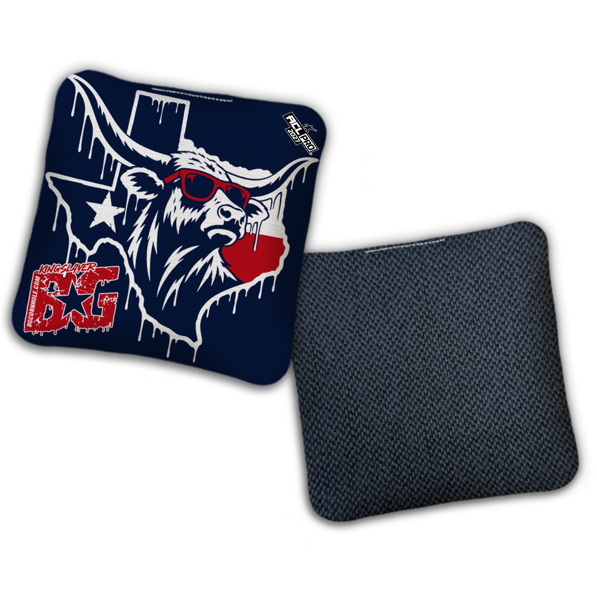2027 BG "TEXAS DRIP" - ACL Pro Stamped Cornhole Bags - SET OF 4 BAGS