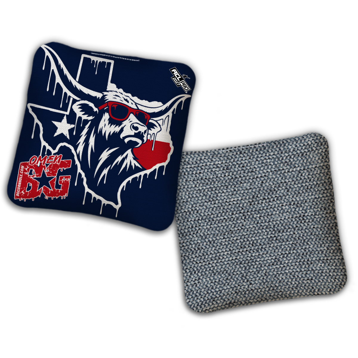 2027 BG "Texas Drip" - ACL Pro Stamped Cornhole Bags - SET OF 4 BAGS