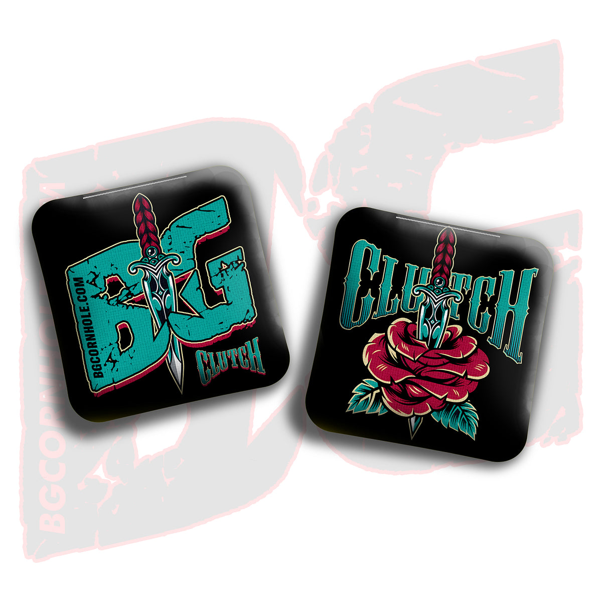 BG Clutch  - “Dagger” - Non Stamped Cornhole Bags - SET OF 4 bags
