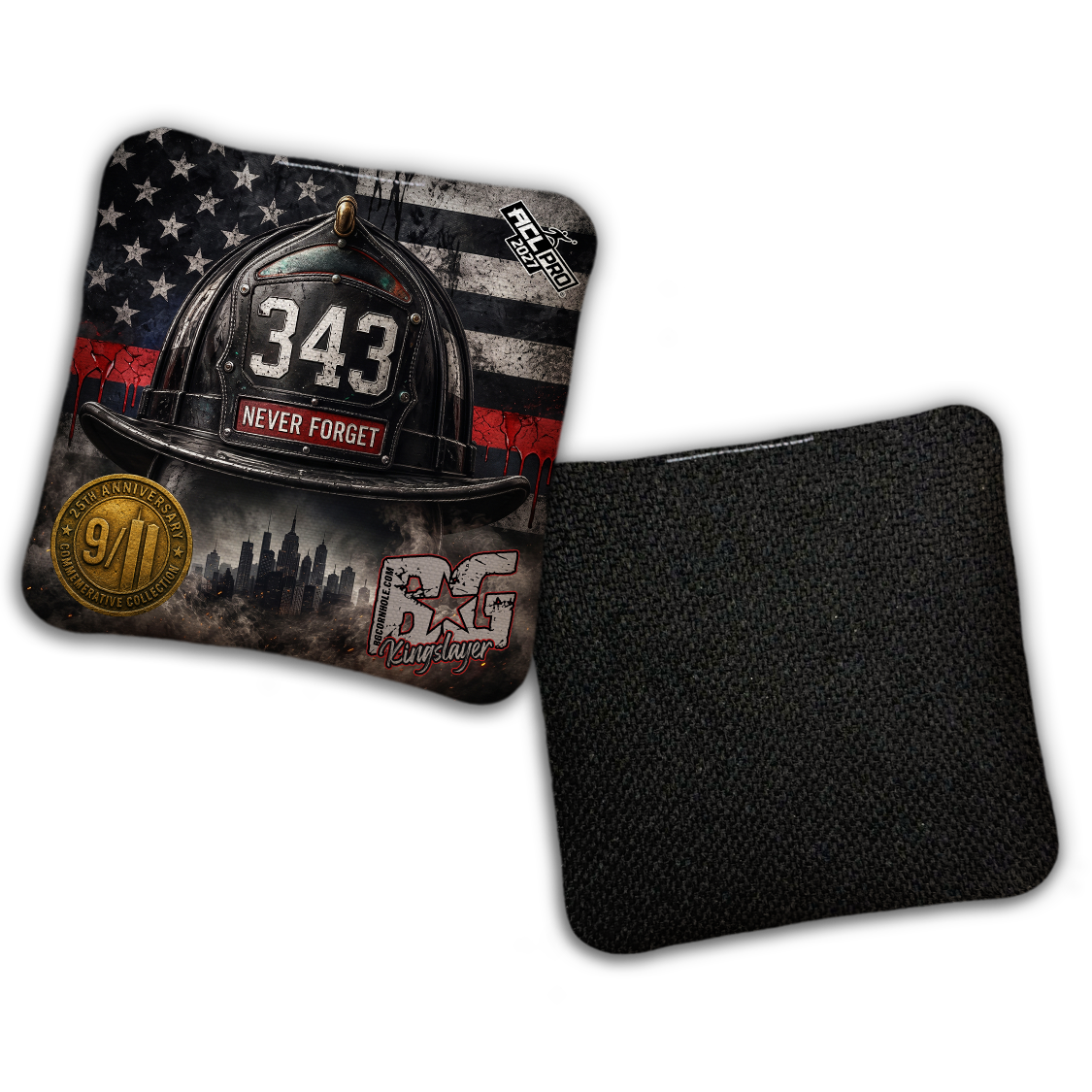 2027 BG Multiple Models “9.11 25th Anniversary" - ACL Pro Stamped Cornhole Bags - SET OF 4 BAGS