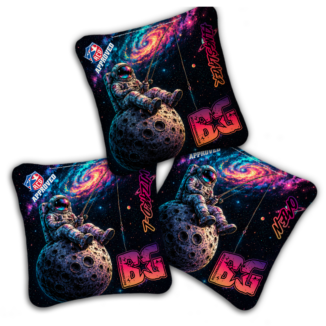 2027 ACO - BG Multiple Bag Models "CATCHING DREAMS" - Pro Stamped Cornhole Bags - SET OF 4 BAGS