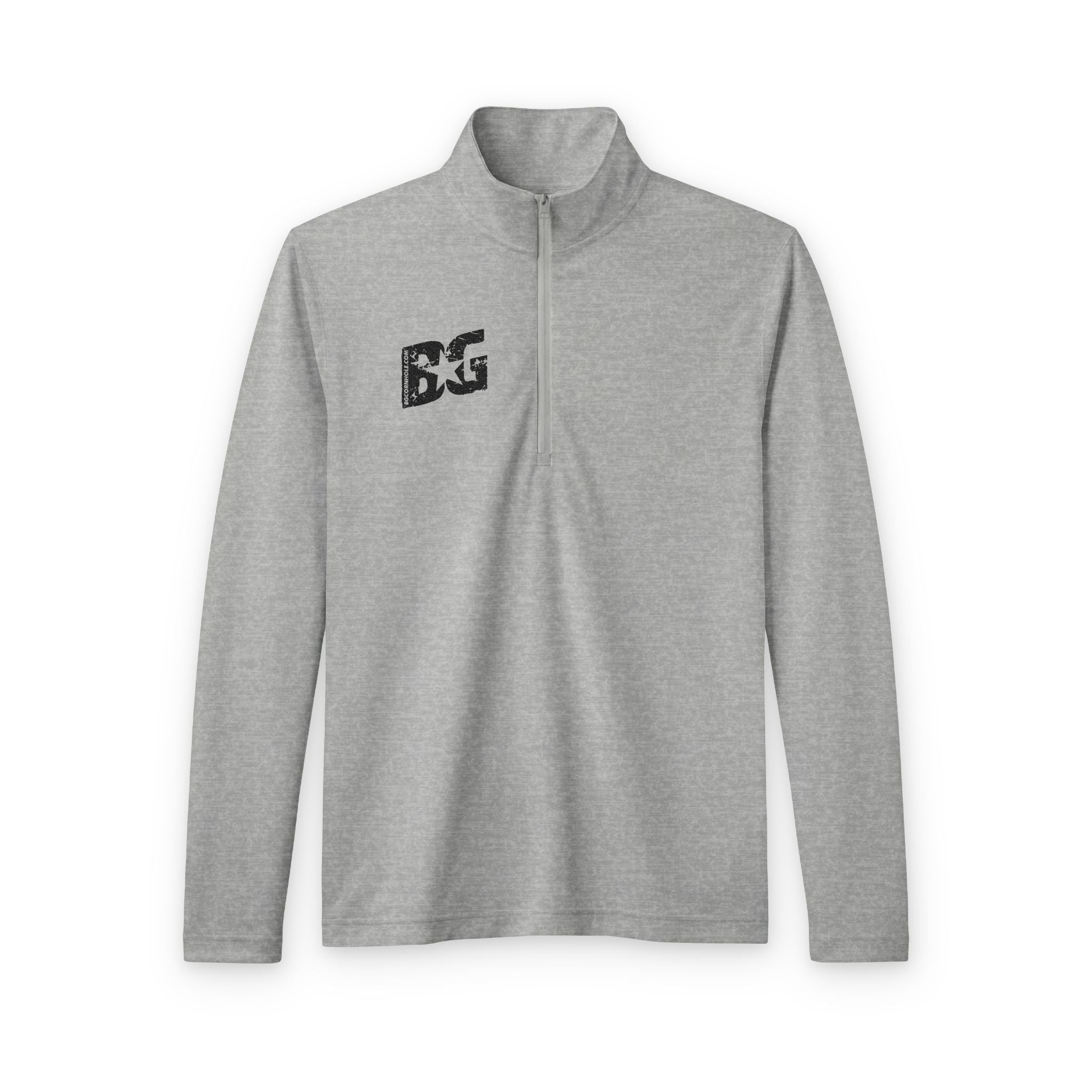 Men's PosiCharge® Tri-Blend Wicking Quarter-Zip Pullover