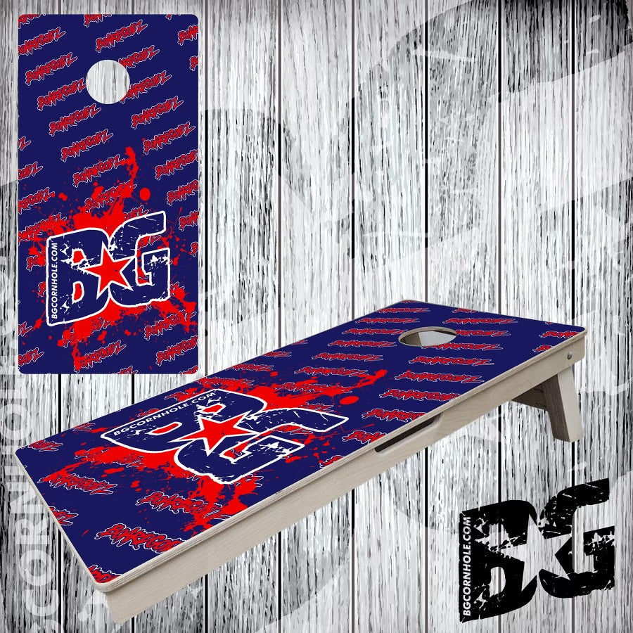 BG "BoardGodz Splatter" Cornhole Boards - Elite Model