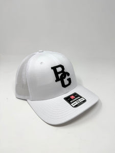White 112 Trucker Hat - Colored Embroidery - RICHARDSON
