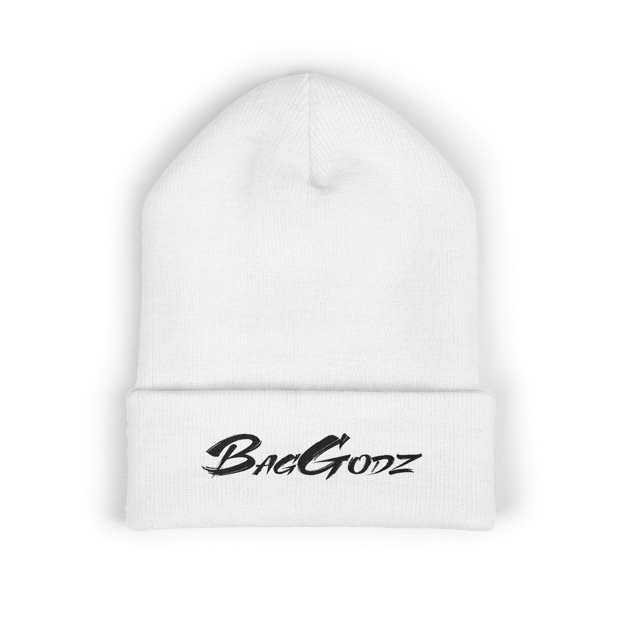 Black BagGodz Classic Cuffed Beanie (Embroidery) - Multiple Colors