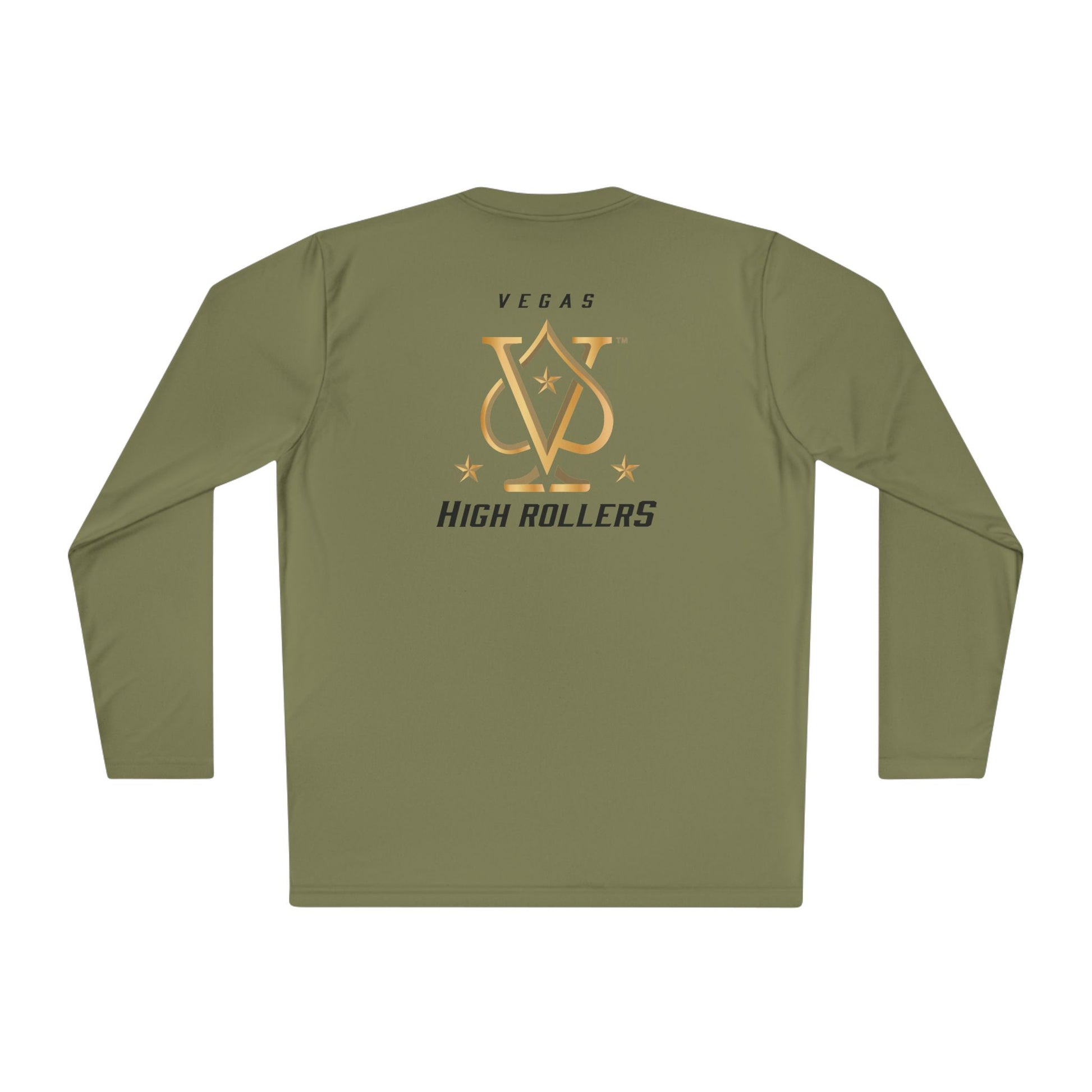Vegas High Rollers Unisex Polyester Long Sleeve T-Shirt - Multiple Colors