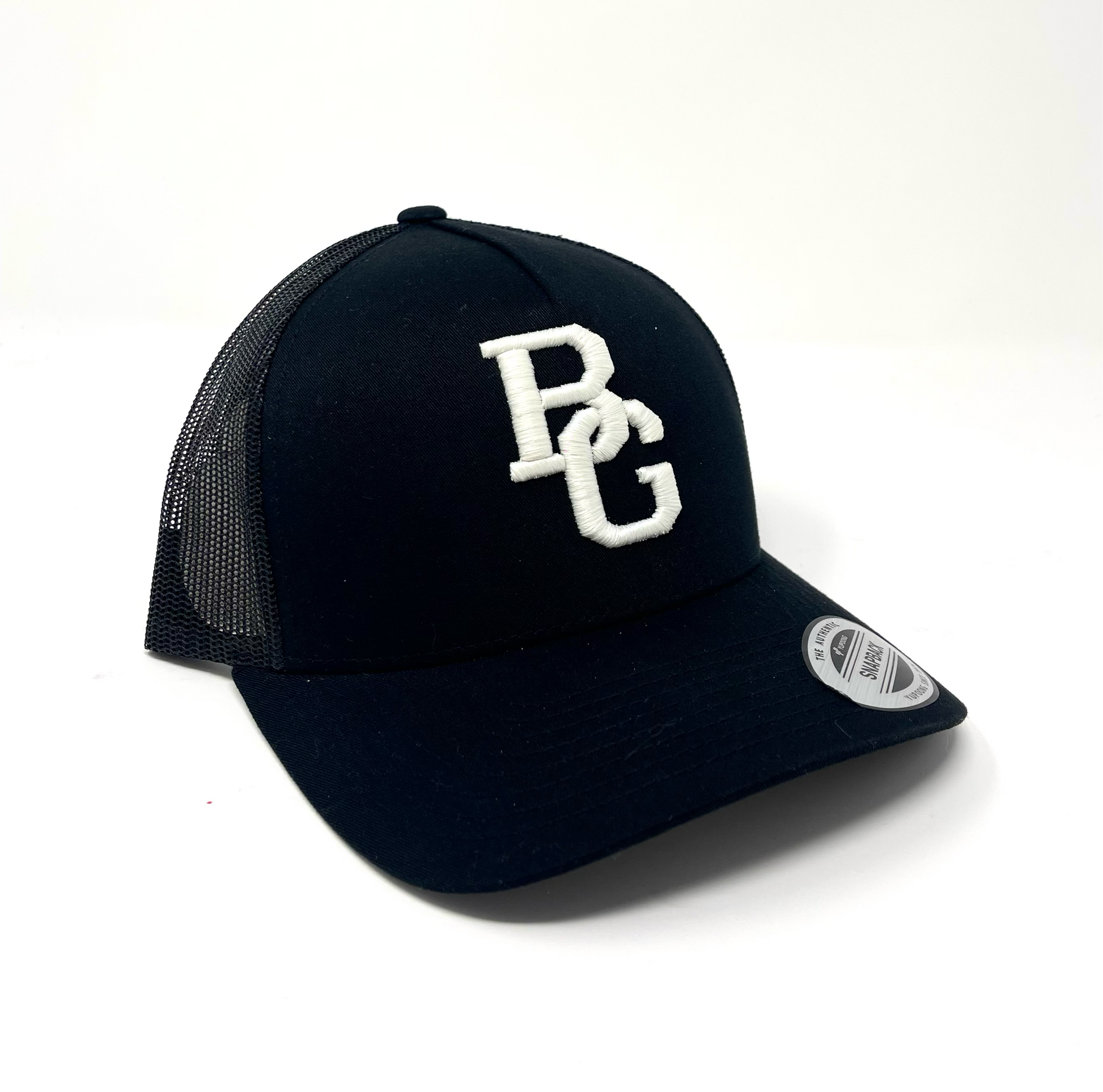 GLOW BG Logo Trucker Hat - YUPOONG