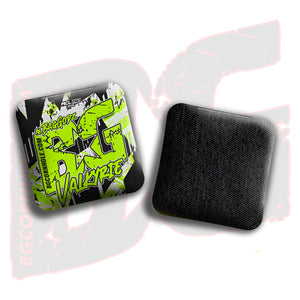 2026 AMBASSADOR BG VALKYRIE - "Acid Burn" - ACL Pro Stamped Cornhole Bags - SET OF 4 BAGS