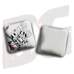 2026 BG Multiple Bag Types "They Not Like Us" - ACL Pro Stamped Cornhole Bags - SET OF 4 BAGS