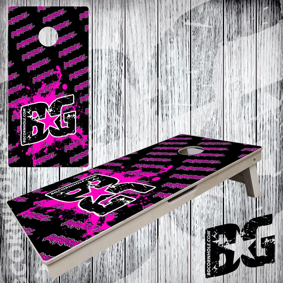 BG "BoardGodz Splatter" Cornhole Boards - Elite Model