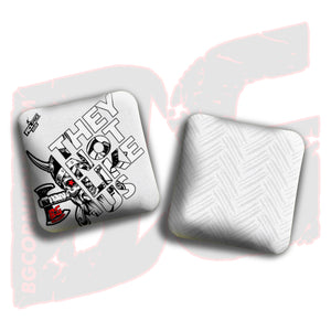 2026 BG Multiple Bag Types "They Not Like Us" - ACL Pro Stamped Cornhole Bags - SET OF 4 BAGS