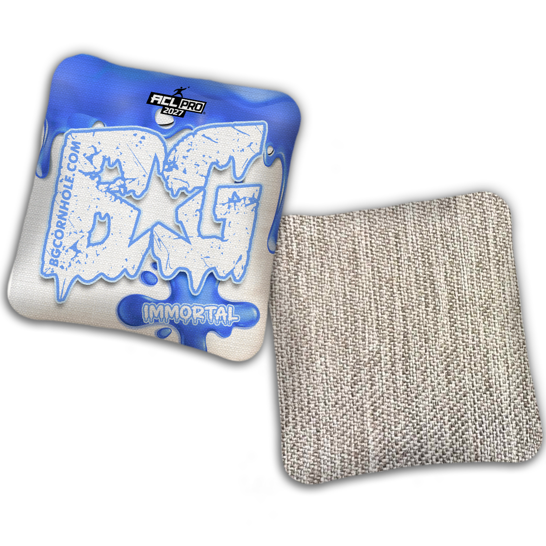 2027 ACL - BG Multiple Bag Models "DRIP" - Pro Stamped Cornhole Bags - SET OF 4 BAGS