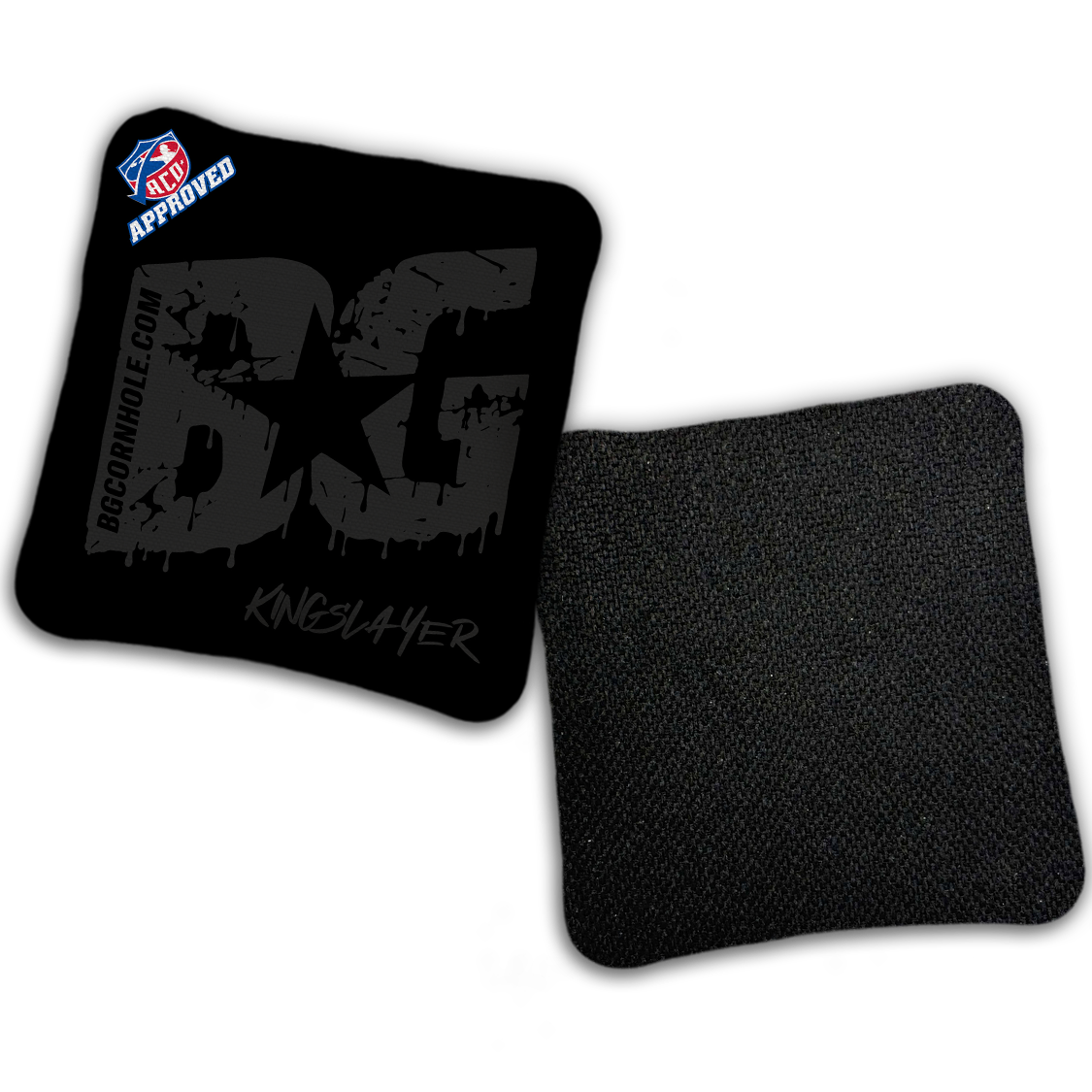 2027 ACO - BG Multiple Bag Models "Blackout" - Pro Stamped Cornhole Bags - SET OF 4 BAGS