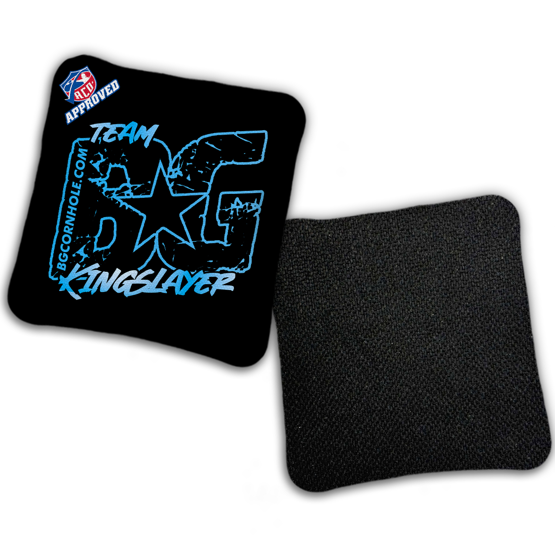 2027 ACO - BG Multiple Bag Models "OUTLINED TEAM BG" - Pro Stamped Cornhole Bags - SET OF 4 BAGS