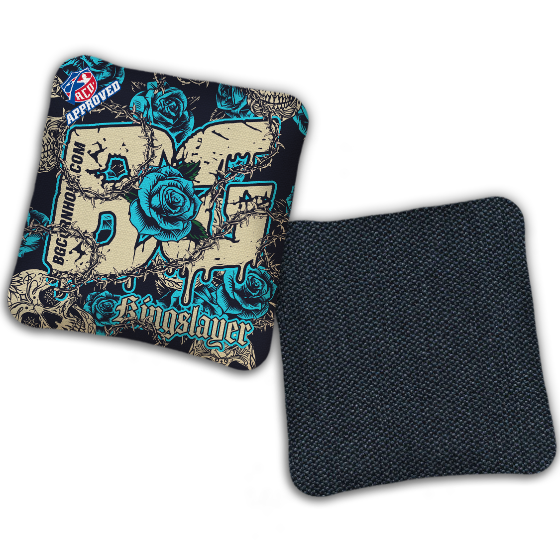 2027 ACO - BG Multiple Bag Models "THORNS AND ROSES" - Pro Stamped Cornhole Bags - SET OF 4 BAGS