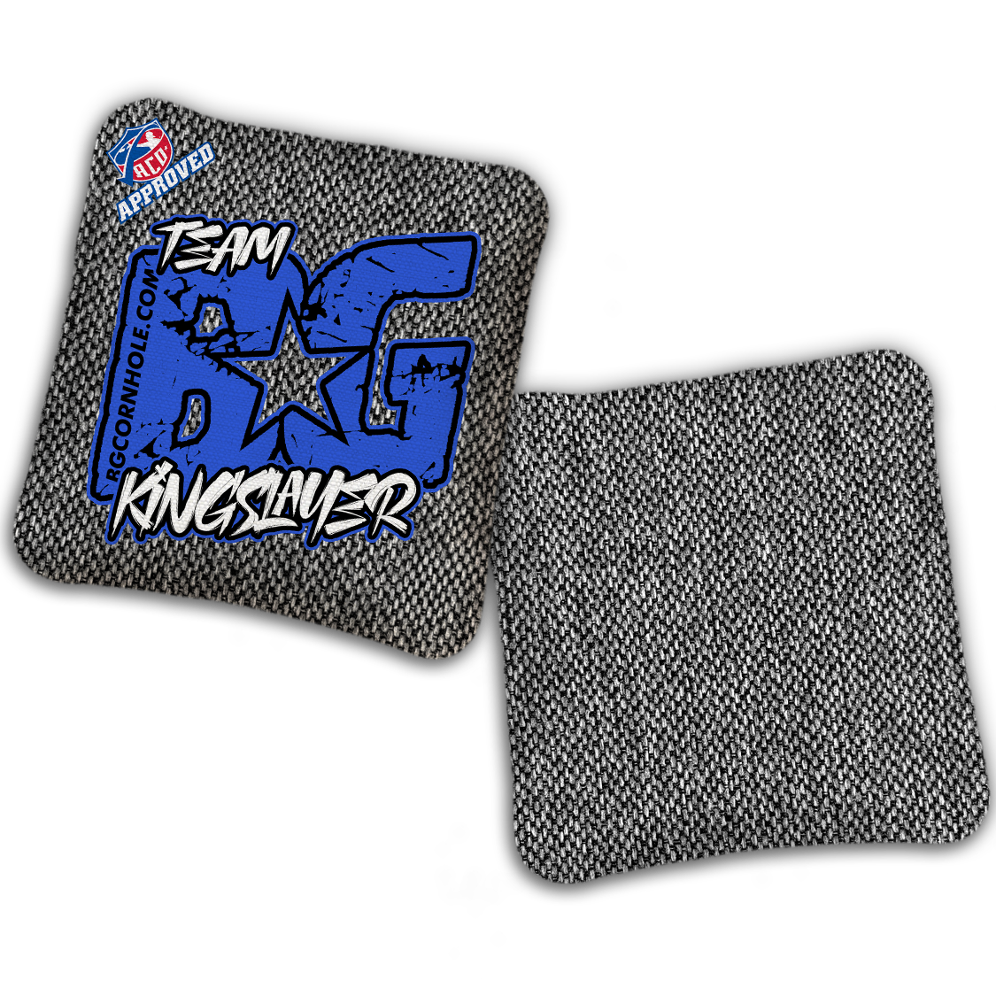2027 ACO- BG KINGSLAYER “ESPN THROWBACK COLORMATCH" - Pro Stamped Cornhole Bags - SET OF 4 BAGS