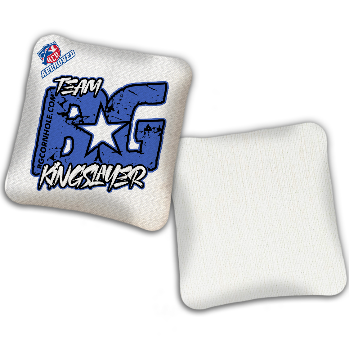2027 ACO- BG KINGSLAYER “ESPN THROWBACK COLORMATCH" - Pro Stamped Cornhole Bags - SET OF 4 BAGS