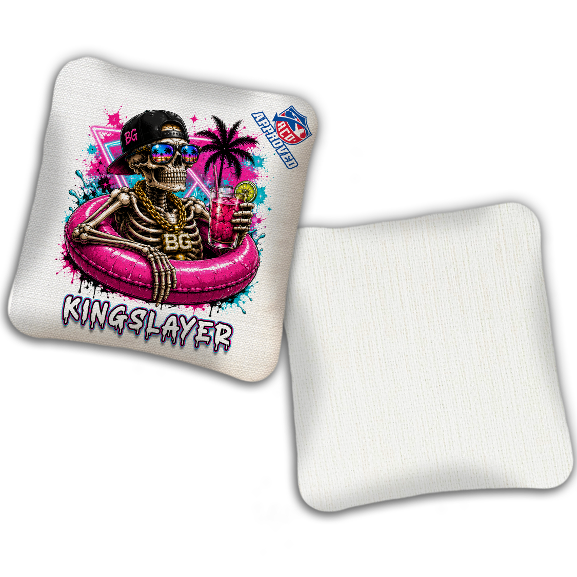2027 ACO - BG Multiple Bag Models "DEADCATION" - Pro Stamped Cornhole Bags - SET OF 4 BAGS