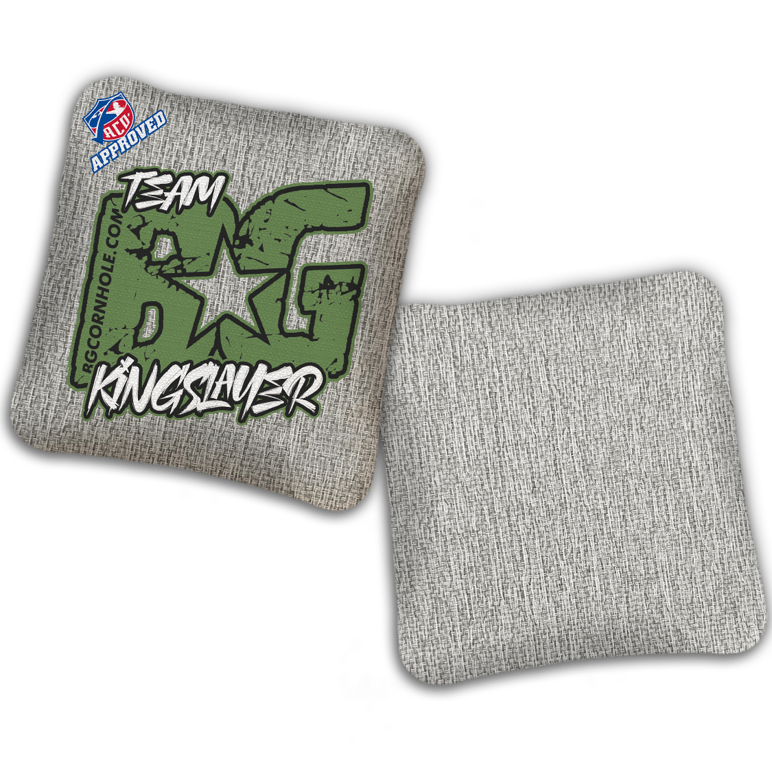 2027 ACO- BG KINGSLAYER “ESPN THROWBACK COLORMATCH" - Pro Stamped Cornhole Bags - SET OF 4 BAGS