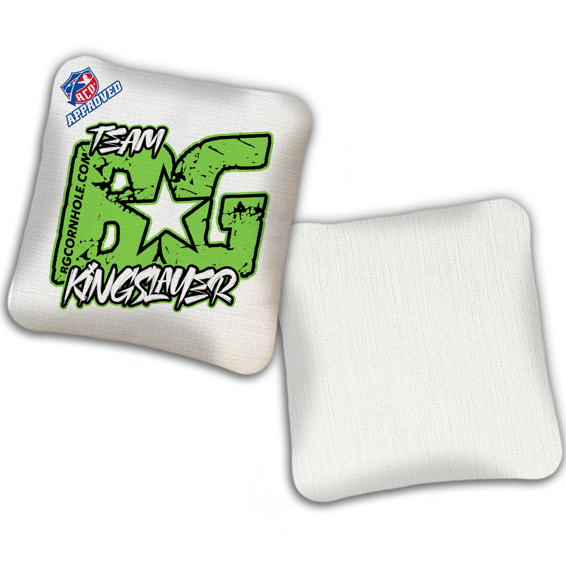 2027 ACO- BG KINGSLAYER “ESPN THROWBACK COLORMATCH" - Pro Stamped Cornhole Bags - SET OF 4 BAGS