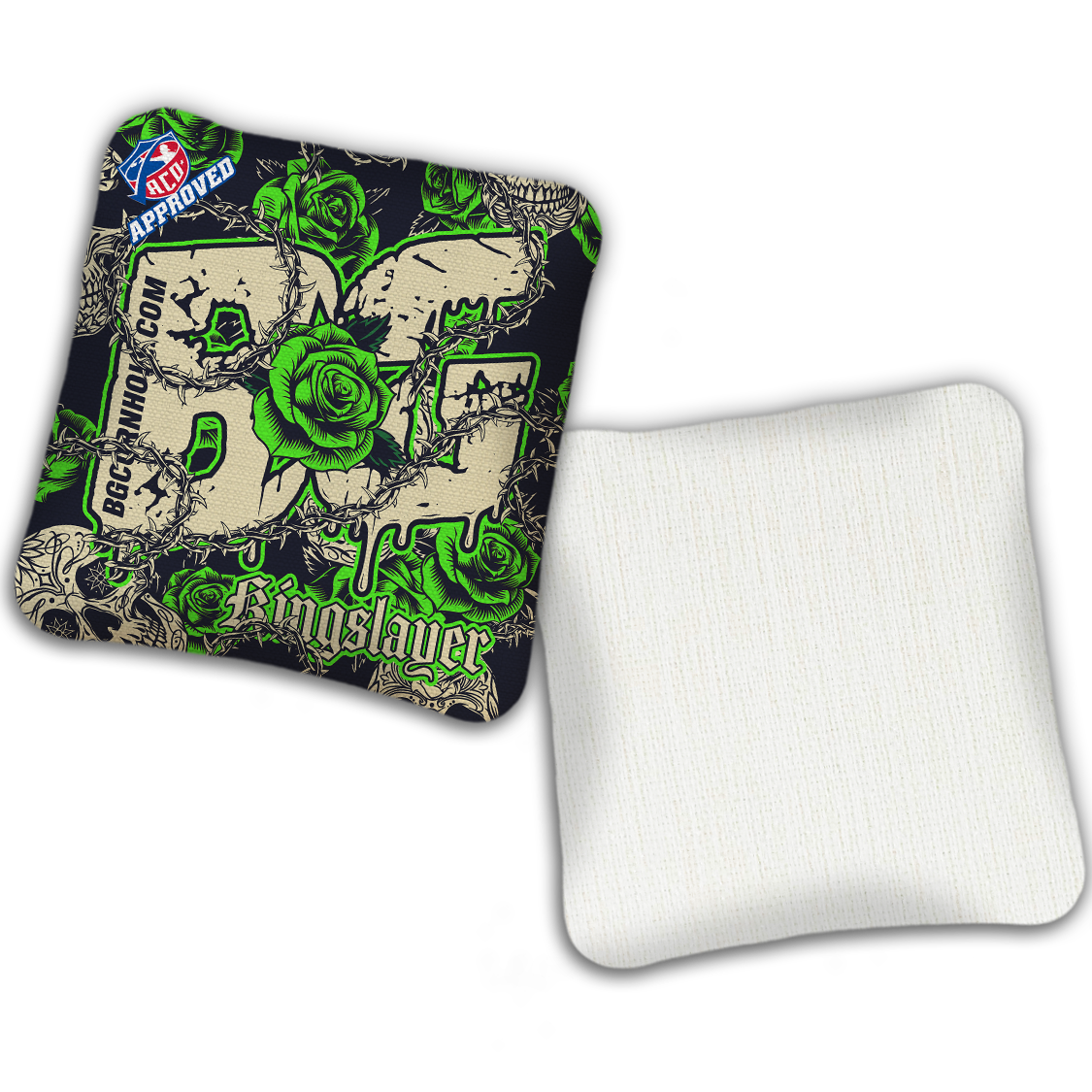 2027 ACO - BG Multiple Bag Models "THORNS AND ROSES" - Pro Stamped Cornhole Bags - SET OF 4 BAGS