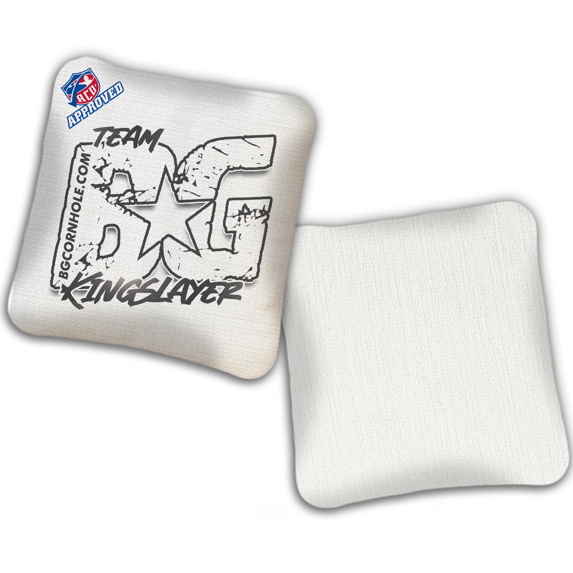 2027 ACO - BG Multiple Bag Models "OUTLINED TEAM BG" - Pro Stamped Cornhole Bags - SET OF 4 BAGS
