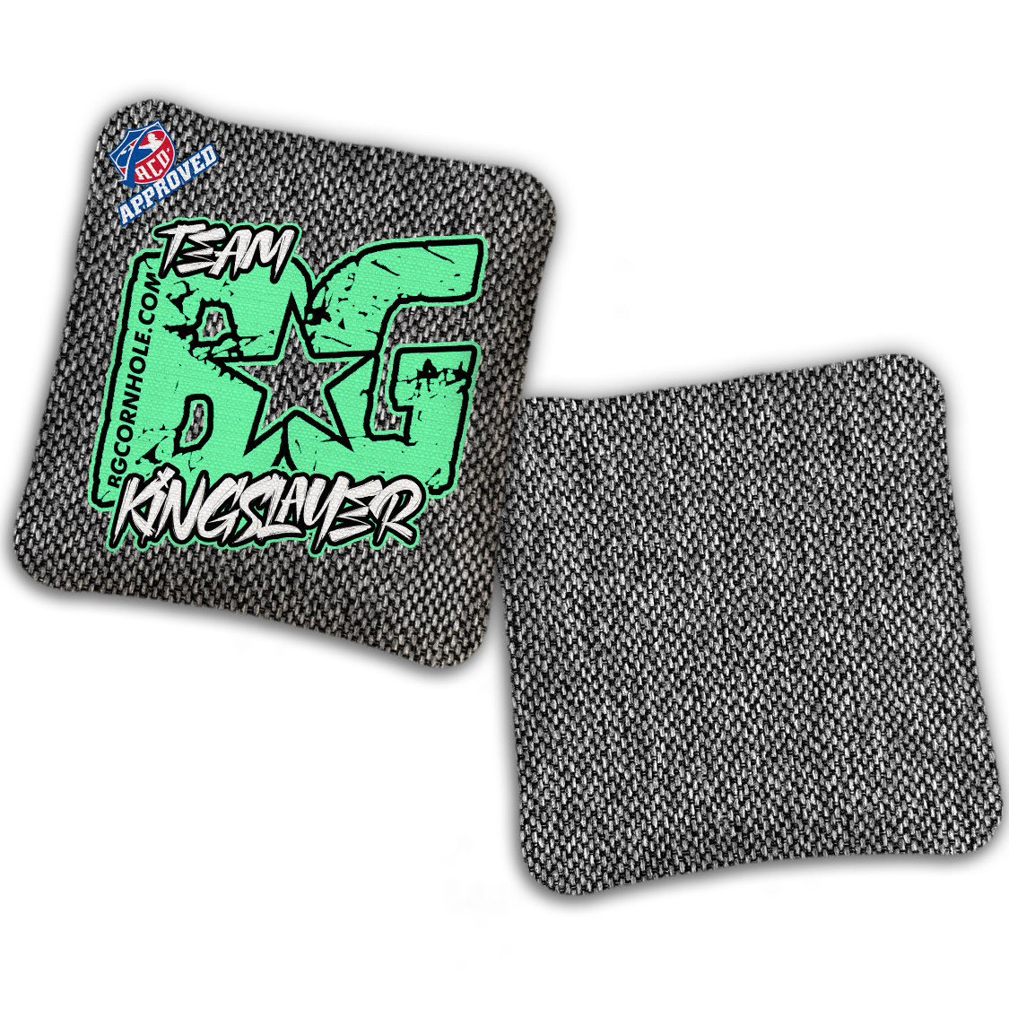 2027 ACO- BG KINGSLAYER “ESPN THROWBACK COLORMATCH" - Pro Stamped Cornhole Bags - SET OF 4 BAGS