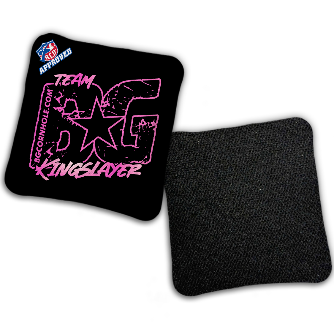 2027 ACO - BG Multiple Bag Models "OUTLINED TEAM BG" - Pro Stamped Cornhole Bags - SET OF 4 BAGS